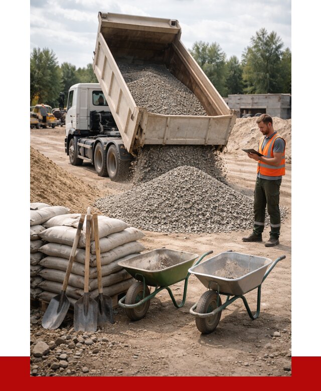 Доставка нерудных материалов в Новочеркасске от 1228 руб. | ПРОНЕРУДНвч