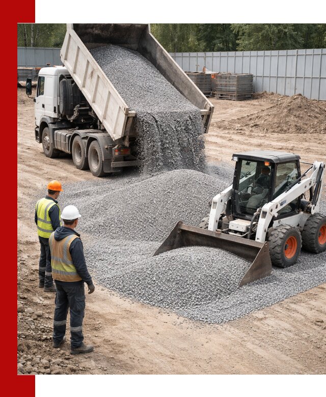 Доставка и продажа гранитного щебня фракции 0-5 в Новочеркасске