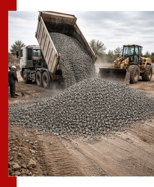 Гранитный щебень фракция 10-20 с доставкой в Новочеркасске
