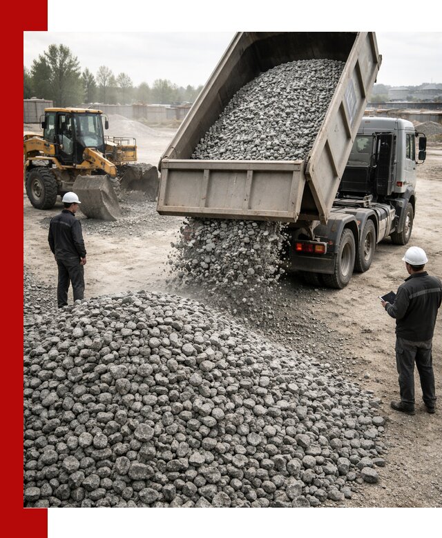 Доставка гранитного щебня фракции 20-40 в Новочеркасске