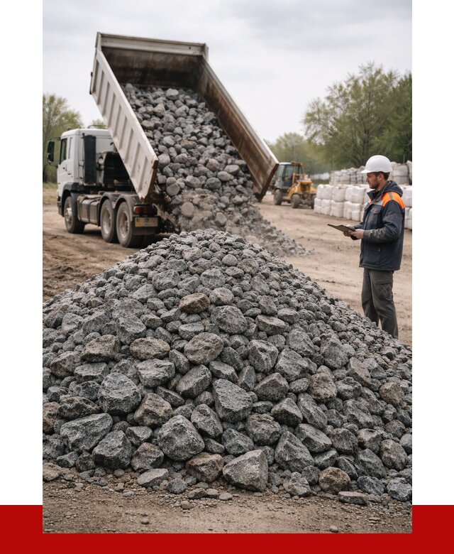 Гранитный щебень фракция 100-200 в Новочеркасске от 4298 р. ПРОНЕРУДНвч