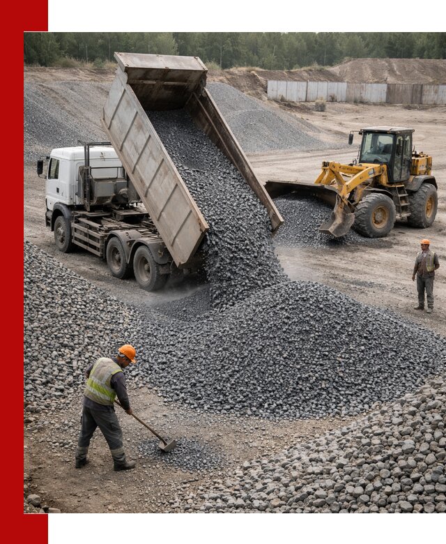 Щебень габбро-диабаз фр. 5-20 с доставкой в Новочеркасске