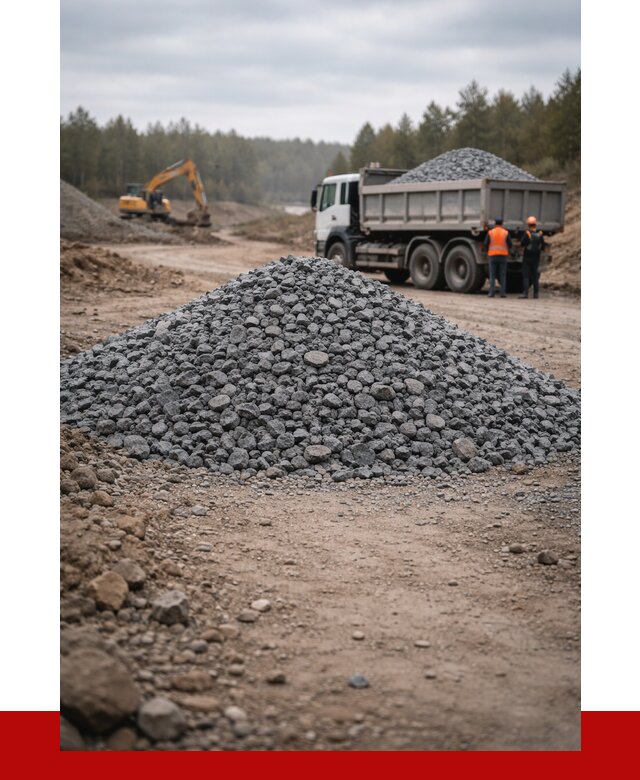 Щебень габбро диабаз фракция 40-70 в Новочеркасске от 2251 р-ПРОНЕРУДНвч