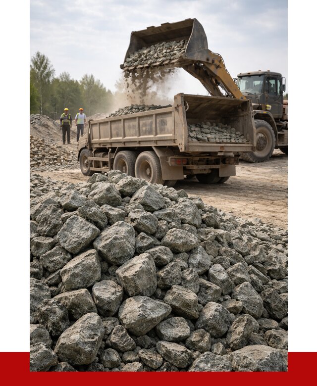 Щебень габбро диабаз фракция 70-150 в Новочеркасске от 2866 р.|ПРОНЕРУДНвч