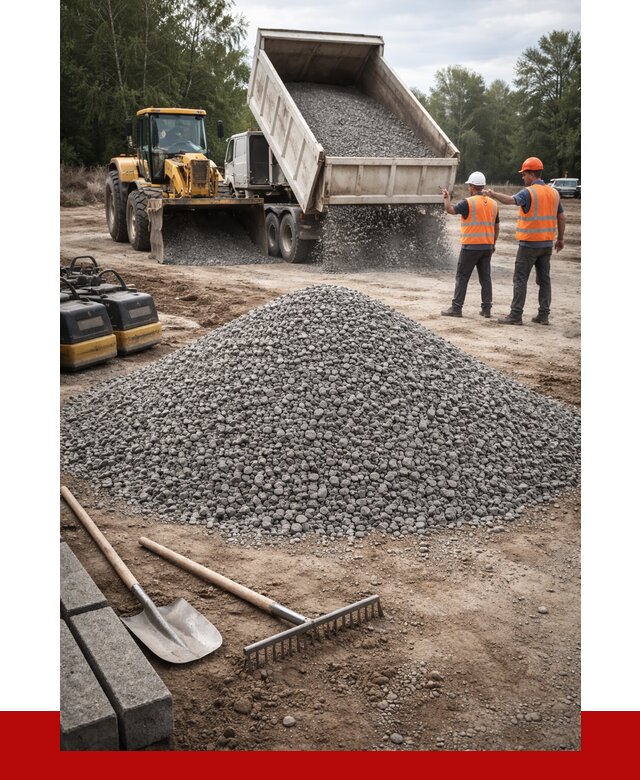 Гравийный щебень купить в Новочеркасске от 2251 р. ПРОНЕРУДНвч