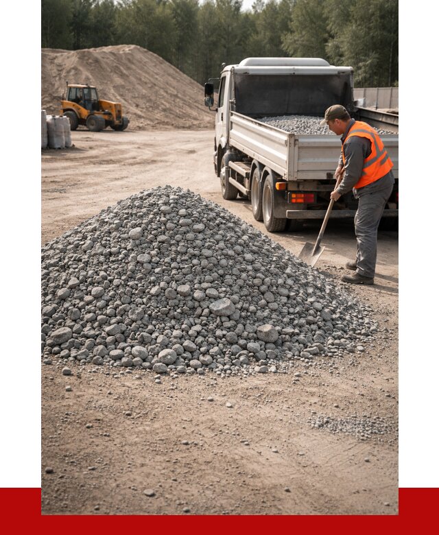 Гравийный щебень фракция 5-10 в Новочеркасске от 2251 р. | ПРОНЕРУДНвч