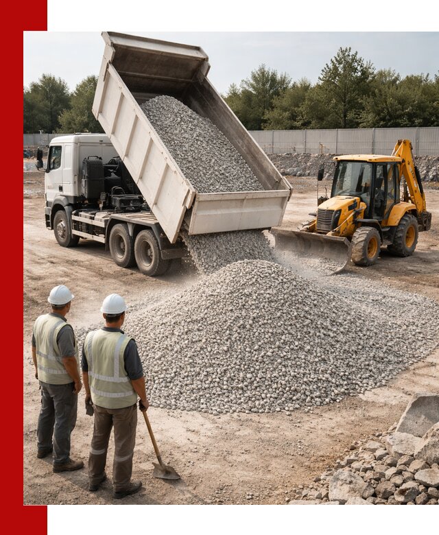 Купить известняковый щебень фракции 5–10 мм с доставкой в Новочеркасске