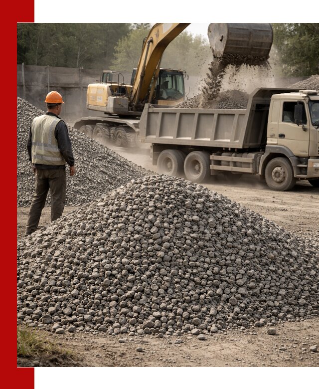 Шлаковый щебень фракция 5-20 с доставкой в Новочеркасске
