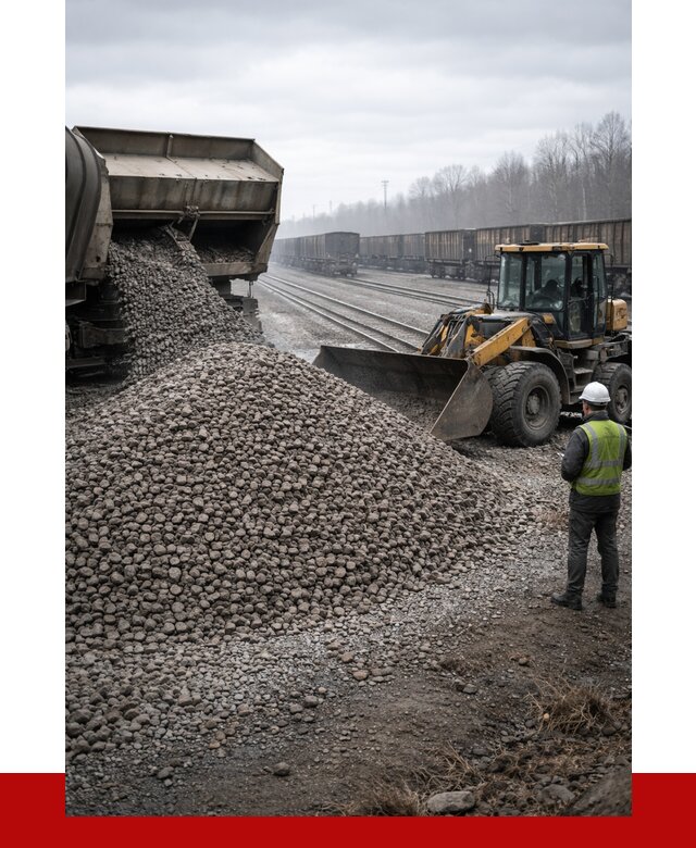 Купить железнодорожный щебень в Новочеркасске от 2866 р. | ПРОНЕРУДНвч