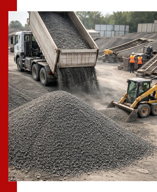 Вторичный щебень фракция 0–5 с доставкой в Новочеркасске