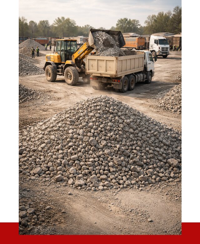 Вторичный щебень фракция 40-70 в Новочеркасске от 1781 р, ПРОНЕРУДНвч