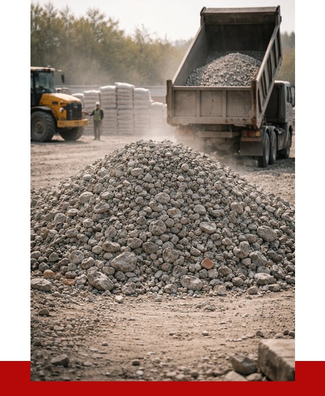 Вторичный щебень фракция 70-150 в Новочеркасске от 1433 р. | ПРОНЕРУДНвч