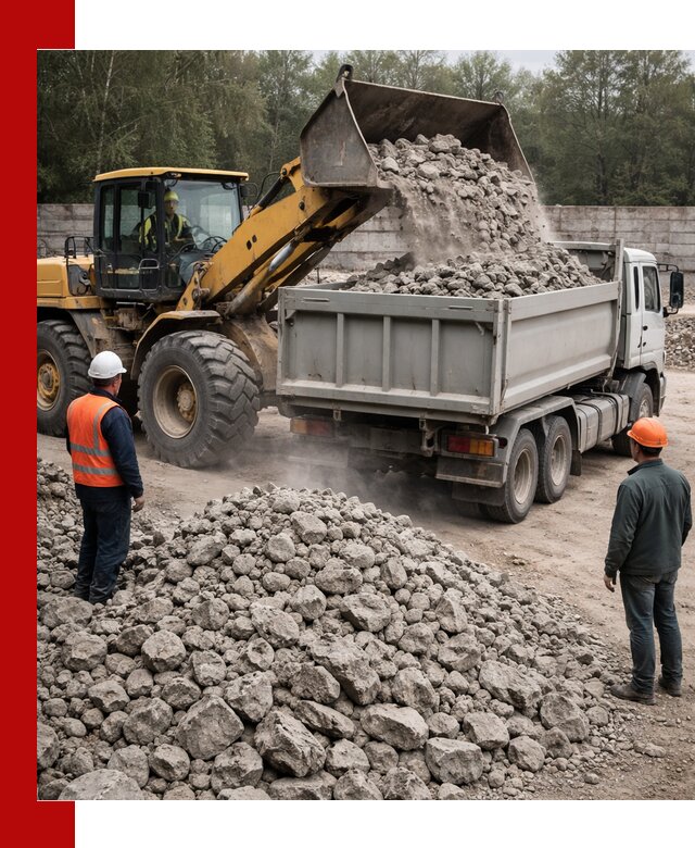 Вторичный щебень фракция 70–150 в Новочеркасске с доставкой