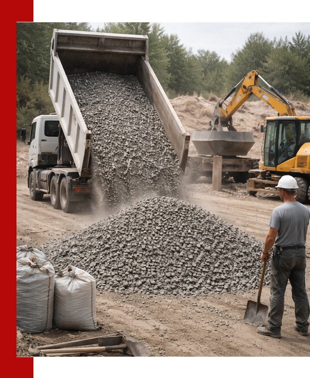Доставка и продажа бетонного щебня в Новочеркасске