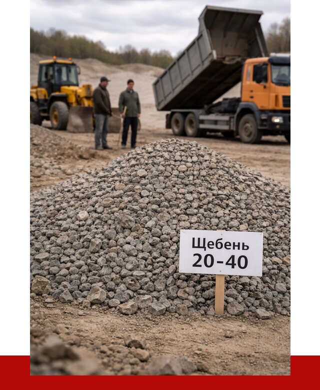 Бетонный щебень фракция 20-40 в Новочеркасске от 2507 р. | ПРОНЕРУДНвч