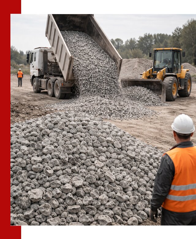 Доставка бетонного щебня фракции 20-40 в Новочеркасске