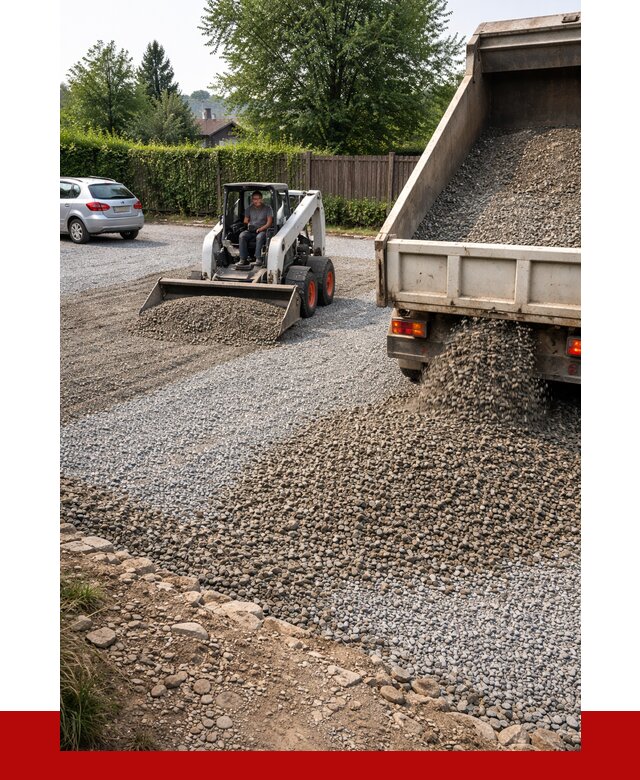 Щебень для парковки в Новочеркасске с доставкой от 1228 р.| ПРОНЕРУДНвч