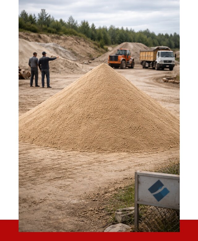 Карьерный песок навалом в Новочеркасске от 1842 р. | ПРОНЕРУДНвч