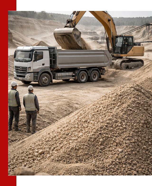 Карьерный крупнозернистый песок с доставкой в Новочеркасске