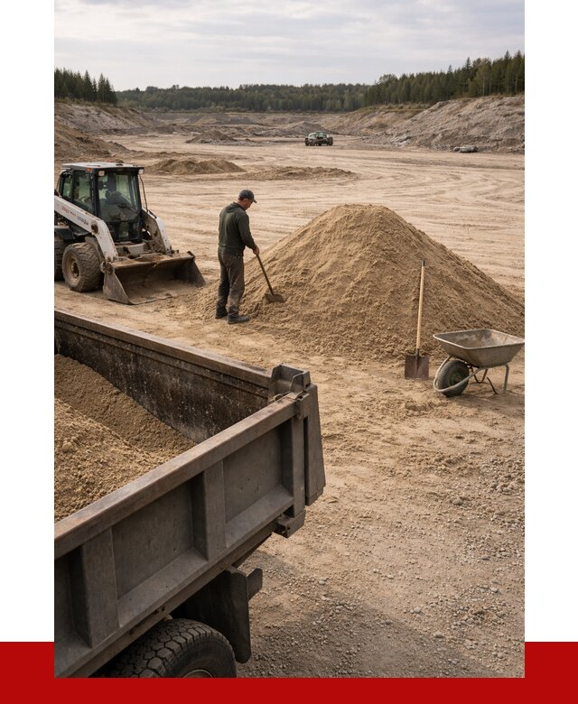 Карьерный песок среднезернистый в Новочеркасске, от 2251 р. ПРОНЕРУДНвч