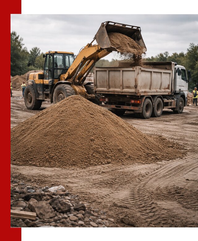 Доставка речного песка навалом в Новочеркасске быстро и выгодно