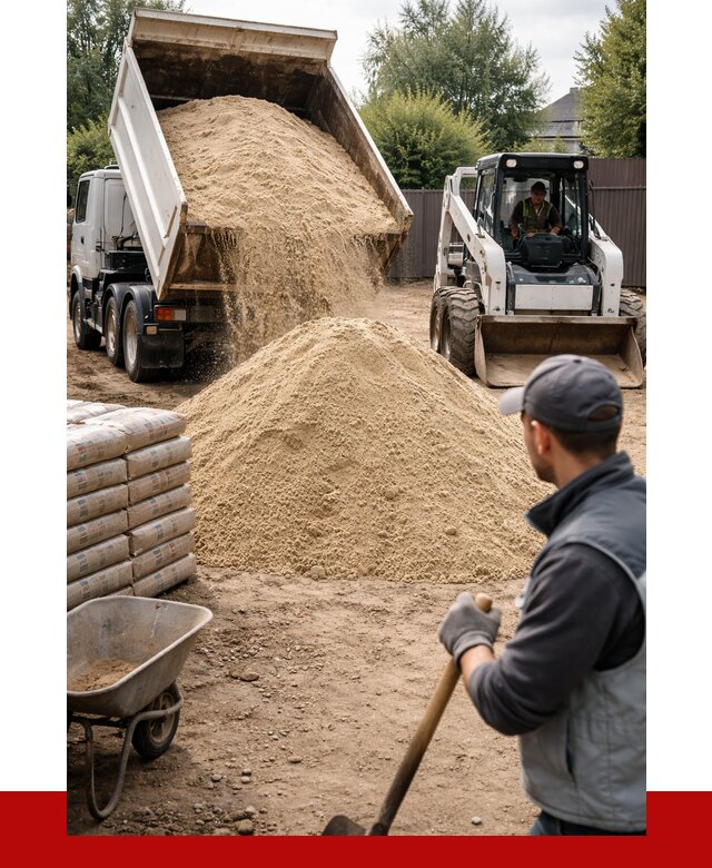 Мытый речной песок с доставкой в Новочеркасске от 1484 р. | ПРОНЕРУДНвч