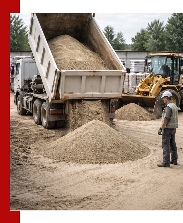 Поставка и доставка песка для бетона в Новочеркасске