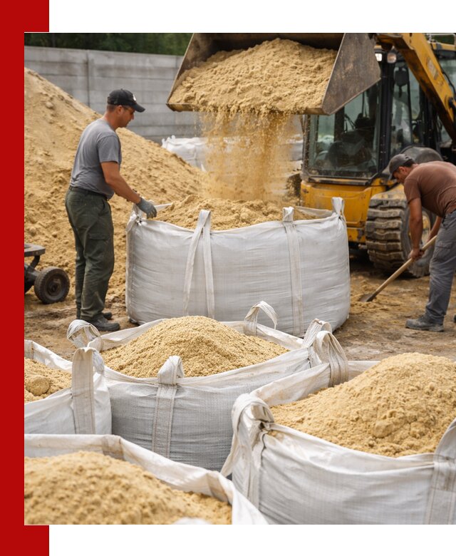Поставка качественного песка для кладки в Новочеркасске