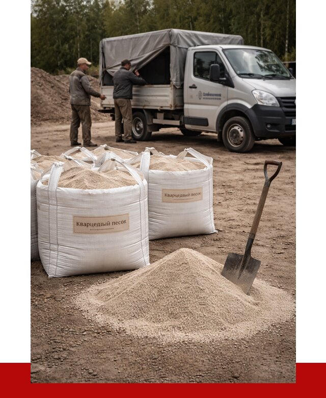 Кварцевый песок для пескоструя в Новочеркасске от 4605 р. | ПРОНЕРУДНвч