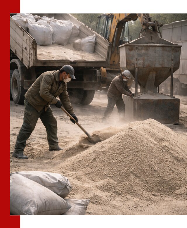 Кварцевый песок для пескоструя в Новочеркасске — доставка и качество