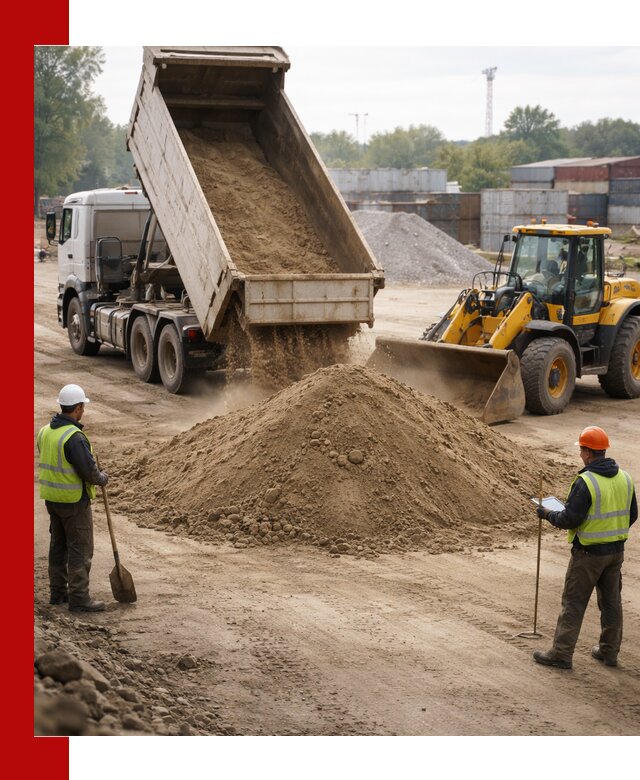 Доставка и продажа пескогрунта оптом и в розницу в Новочеркасске