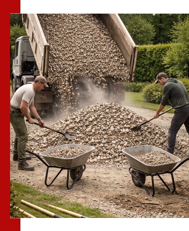 Доставка и продажа декоративной гальки в Новочеркасске