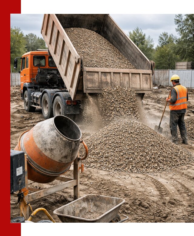 Опгс для бетона с доставкой самосвалом в Новочеркасске от производителя