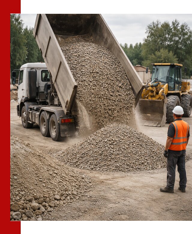 Доставка щпс в Новочеркасске — щебеночно-песчаная смесь под заборы и дорожки