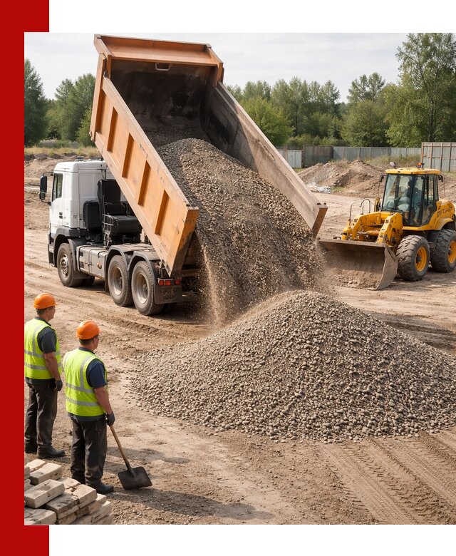 Доставка щебёночно-песчаной смеси ЩПС С7 в Новочеркасске