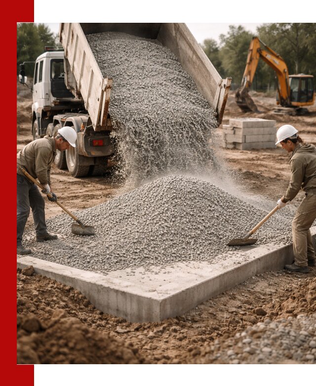 Доставка и продажа отсева для бетона в Новочеркасске