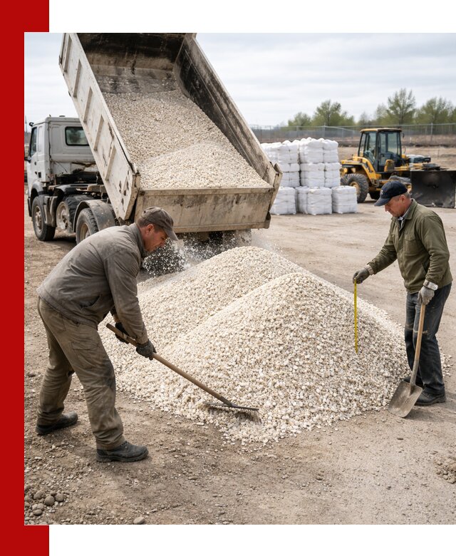 Мраморная крошка с доставкой и разгрузкой в Новочеркасске