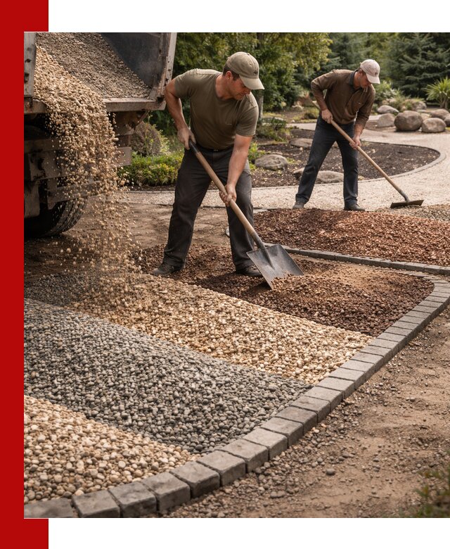 Декоративная крошка для ландшафта в Новочеркасске — продажа и доставка