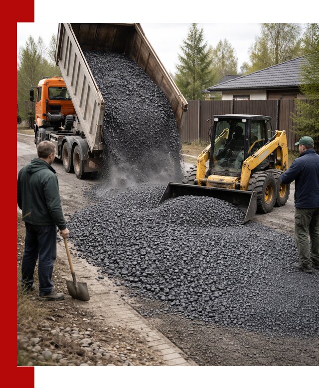 Крошка габбро с доставкой в Новочеркасске для строительных работ