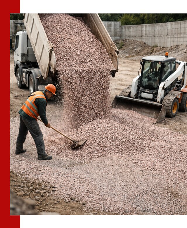Крошка розовый гранит с доставкой в Новочеркасске от производителя