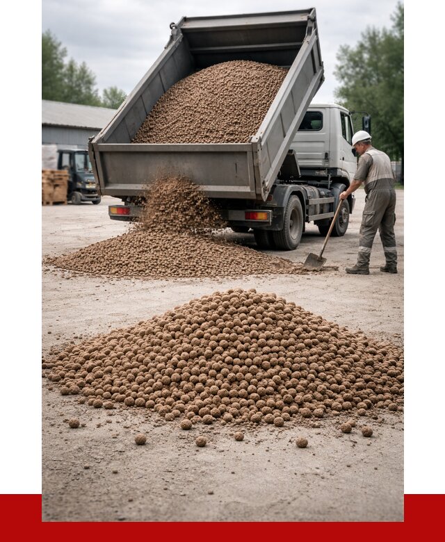 Керамзит с доставкой в Новочеркасске от 4298 р. за м3 | ПРОНЕРУДНвч