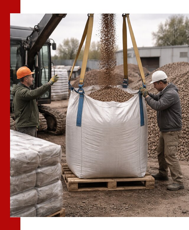 Керамзит в биг-бегах с доставкой в Новочеркасске