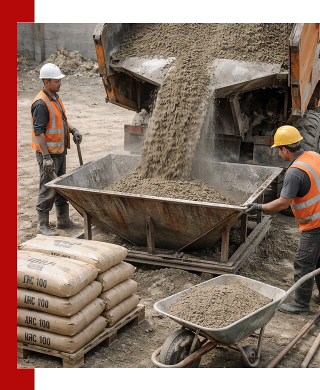 Доставка цементно-песчаной смеси М100 в Новочеркасске