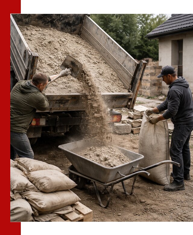 Качественная сухая смесь для кладки с доставкой в Новочеркасске