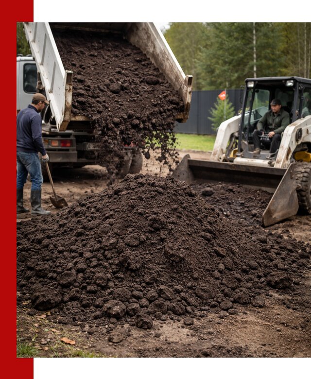 Плодородный грунт с доставкой в Новочеркасске для садов и огородов