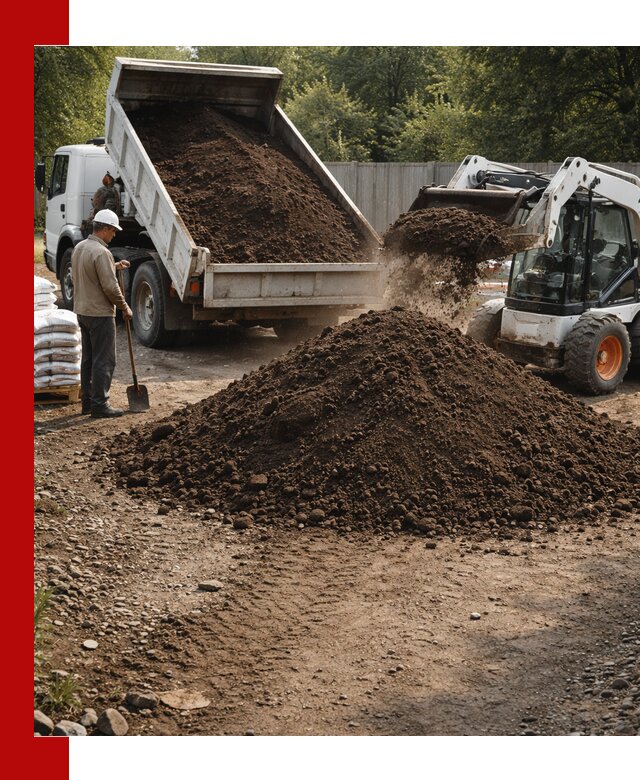 Доставка растительного грунта в Новочеркасске от производителя оптом и в розницу