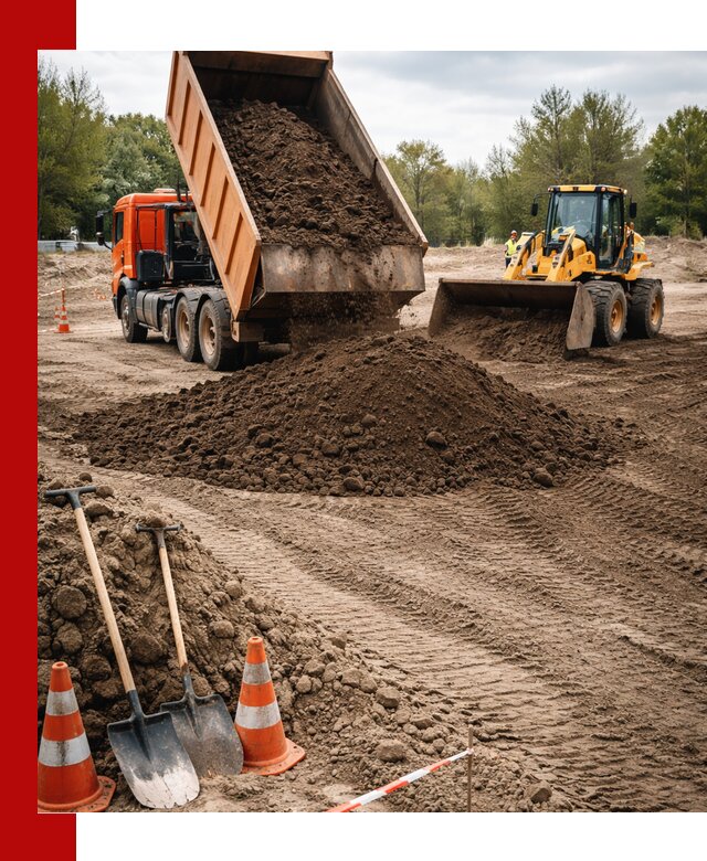Поставка и доставка планировочного грунта в Новочеркасске