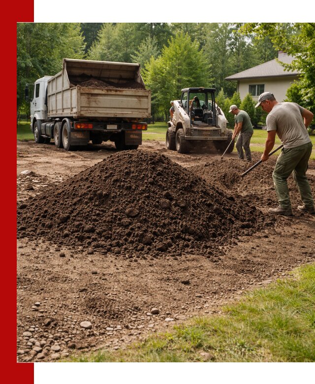 Доставка и укладка грунта для газона в Новочеркасске