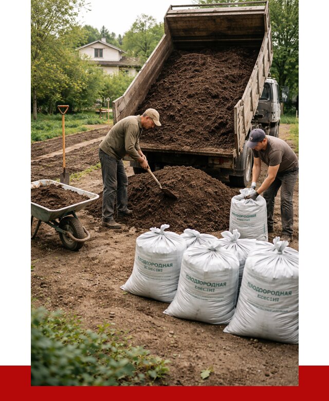 Плодородная смесь в Новочеркасске от 4298 р./куб с доставкой | ПРОНЕРУДНвч