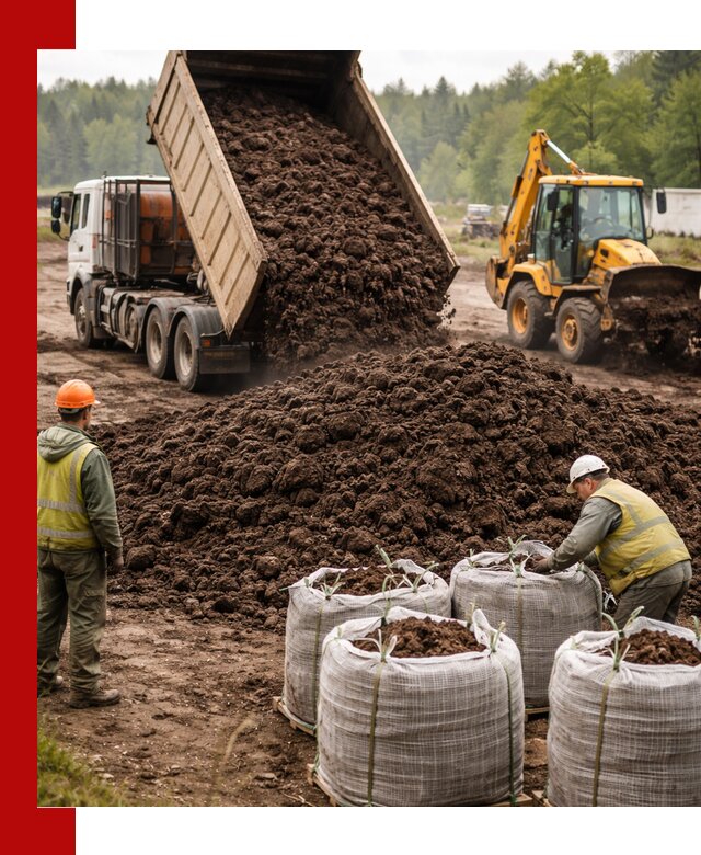 Доставка нейтрального торфа в Новочеркасске оптом и в розницу